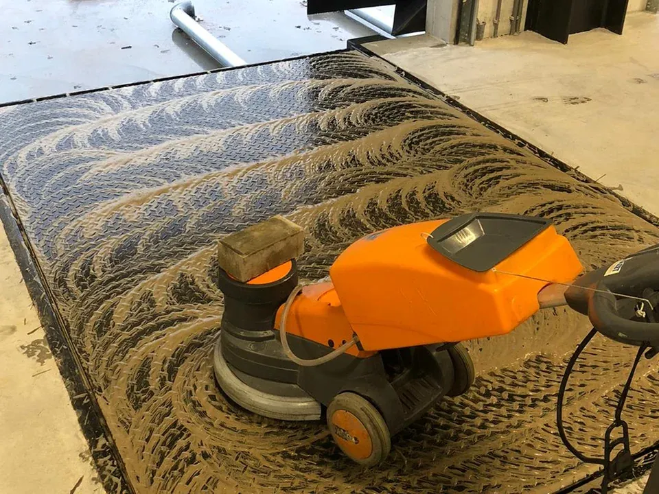 Industriële vloer reiniging