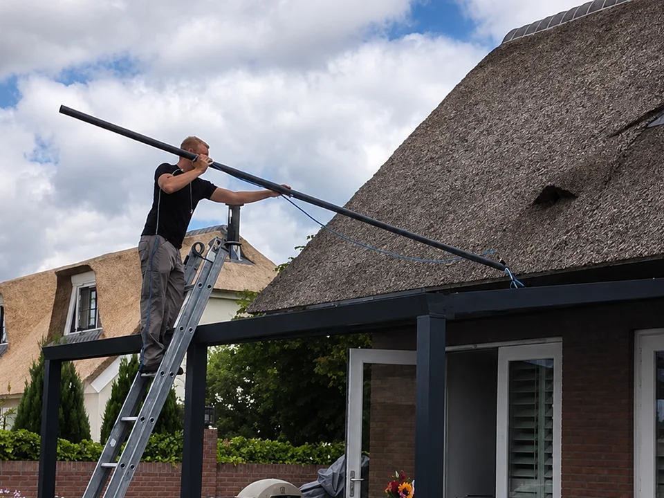 Gino Hollander aan het werk, 2013